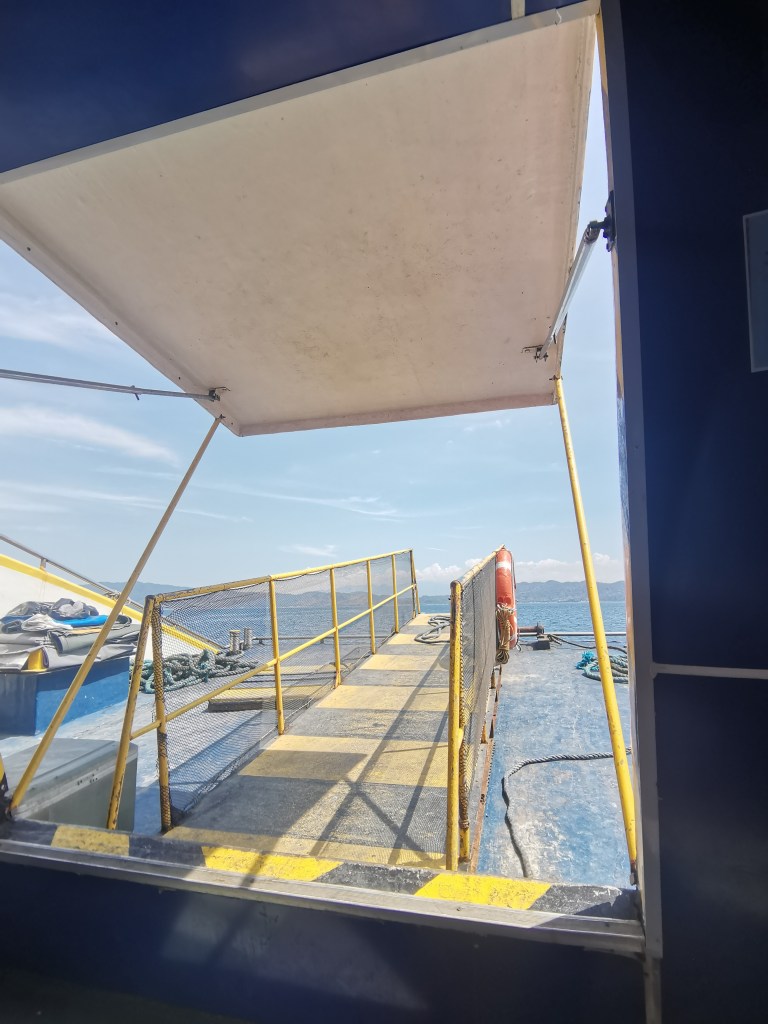 A passenger ferry sailing to Tingloy, Batangas.