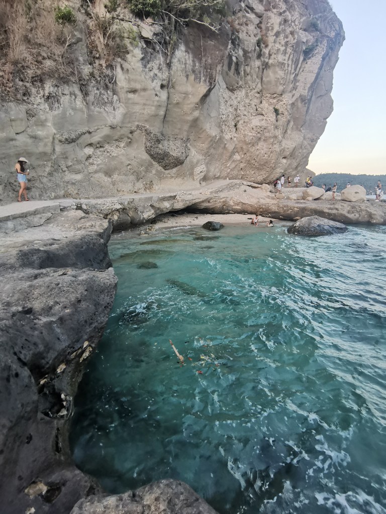 Balatang Bato natural pool in Tingloy, Batangas.