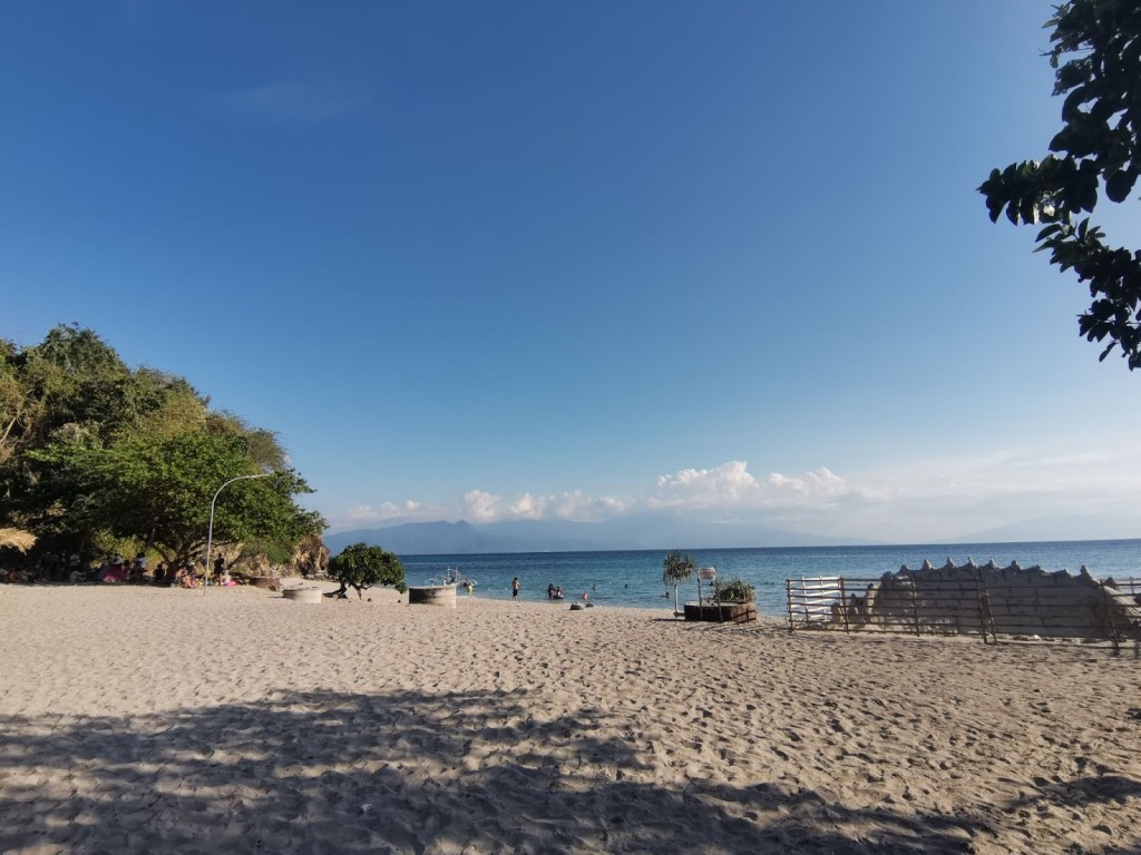 White-sand Masasa Beach in Tingloy, Batangas.